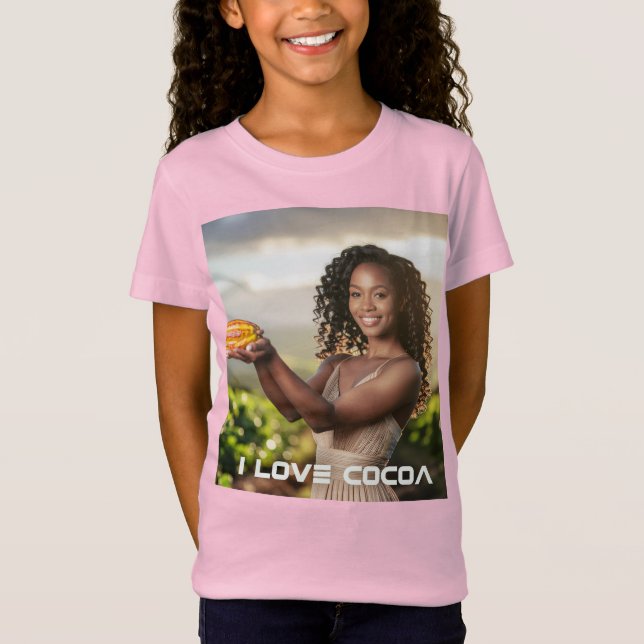 CAMISETA EU AMO CACAU (Frente)