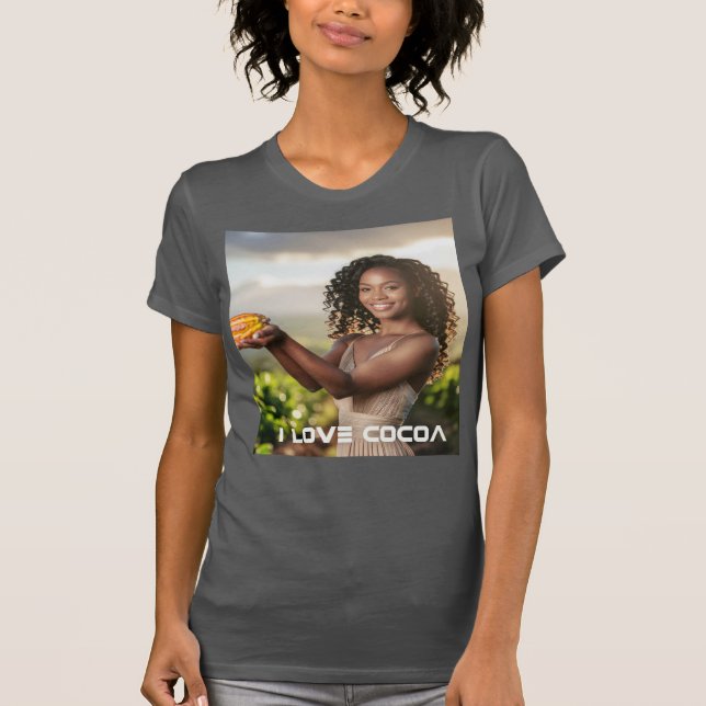 CAMISETA EU AMO CACAU (Frente)