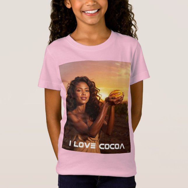 CAMISETA EU AMO CACAU (Frente)