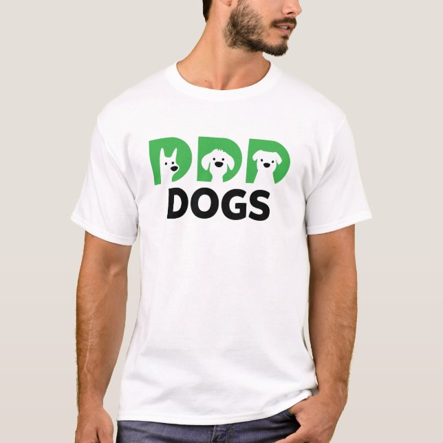 Camiseta Eu amo cachorros (Frente)