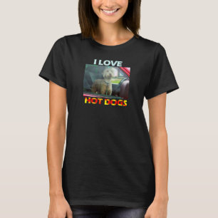 Camiseta Eu amo cachorros quentes