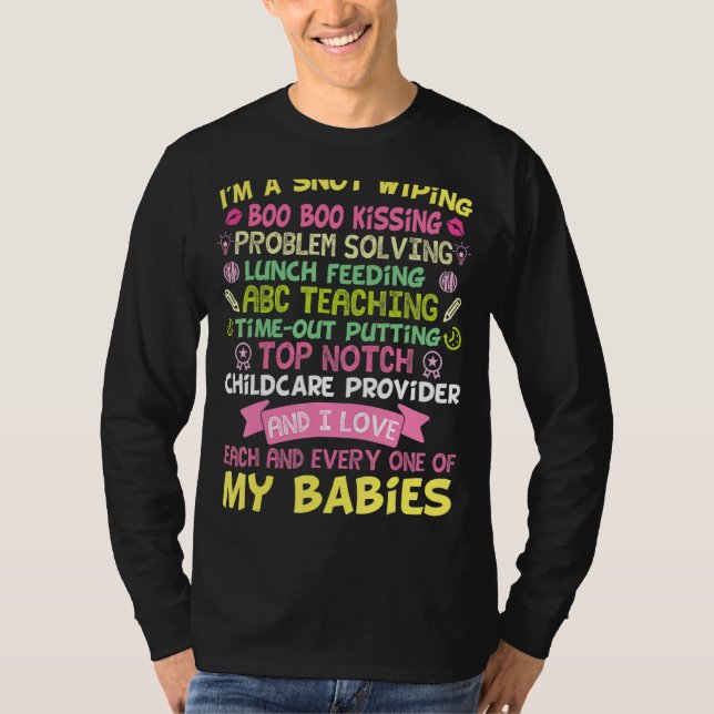 Camiseta Eu Amo Cada Um Dos Meus Filhos Provedores De Cuida (Frente)