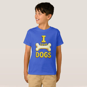 CAMISETA EU AMO CÃES