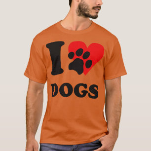Camiseta Eu Amo Cães