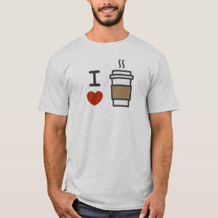 Camiseta Eu Amo Café