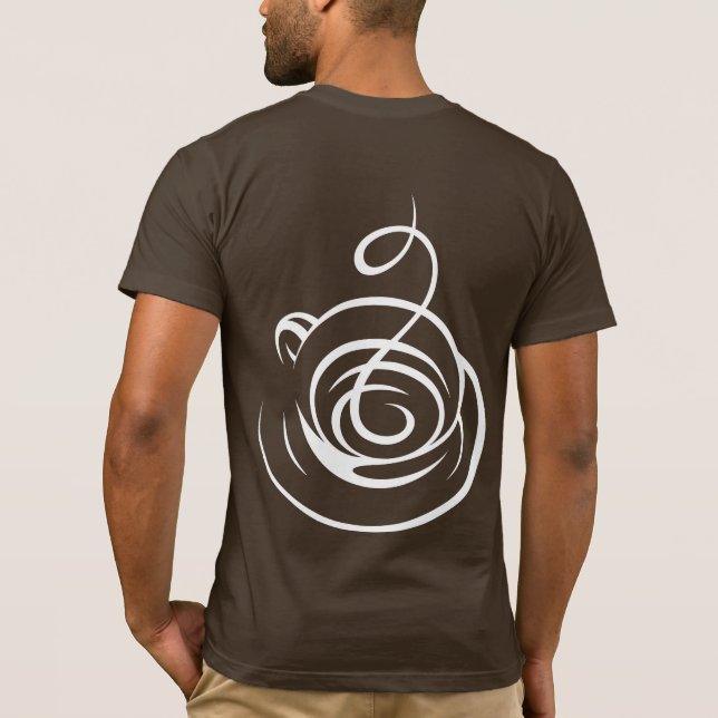 Camiseta Eu Amo Café 04 (Verso)