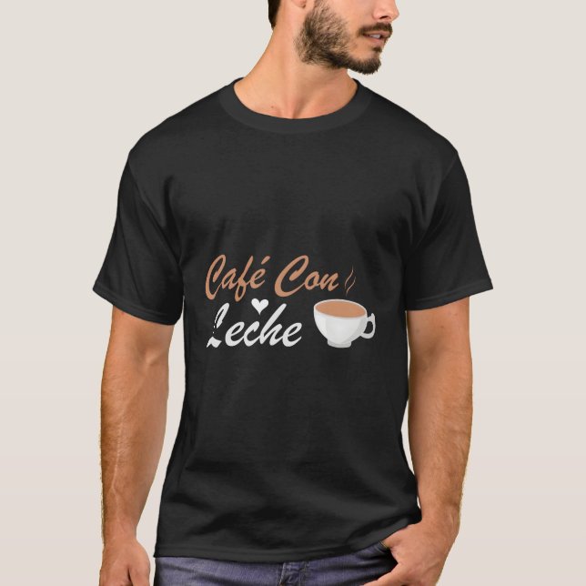 Camiseta Eu Amo Café Con Leche (Frente)