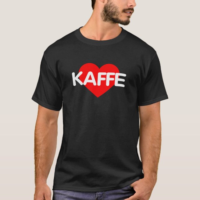 Camiseta Eu Amo Café - Faca (Frente)