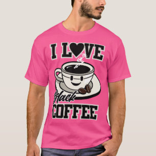 CAMISETA EU AMO CAFÉ PRETO