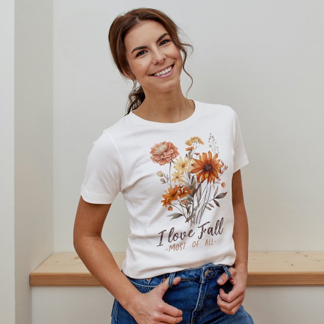 Camiseta Eu Amo Cair Mais De Tudo, Autumn Vibs Shirt, Cair (Criador carregado)