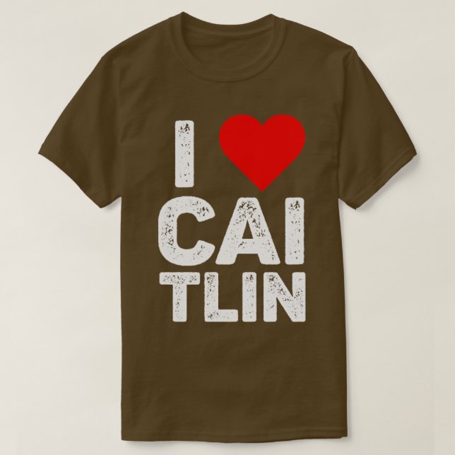 Camiseta Eu amo CaitlinCaitlin Clark1 (Frente do Design)