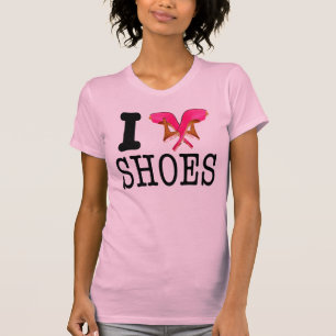 Camiseta Eu amo calçados