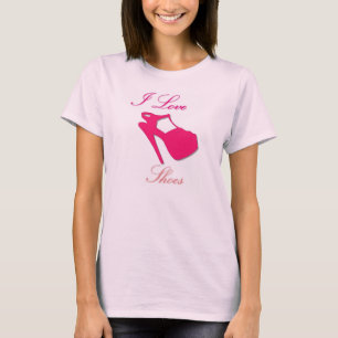 Camiseta Eu amo calçados