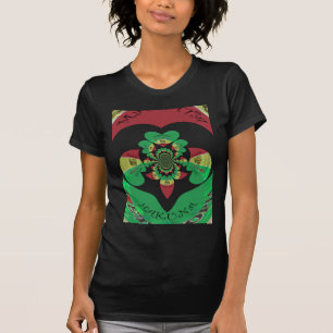 Camiseta Eu Amo Caleidoscópio Etiópia – Arte Rasta de Coraç