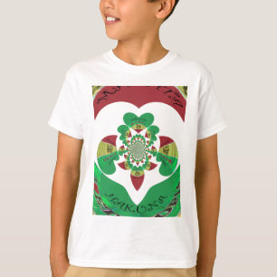 Camiseta Eu Amo Caleidoscópio Etiópia – Arte Rasta de Coraç