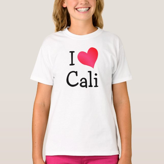 Camiseta Eu Amo Cali (Frente)
