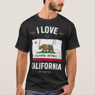 Camiseta Eu Amo Califórnia amigo