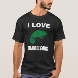 Camiseta Eu amo Camaleões