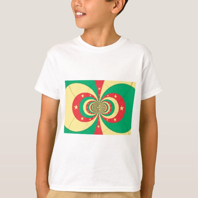 Camiseta Eu amo Camarões (Frente)