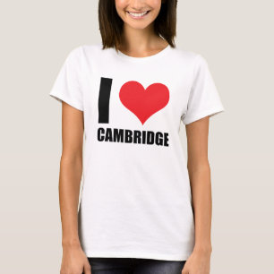 Camiseta Eu amo Cambridge