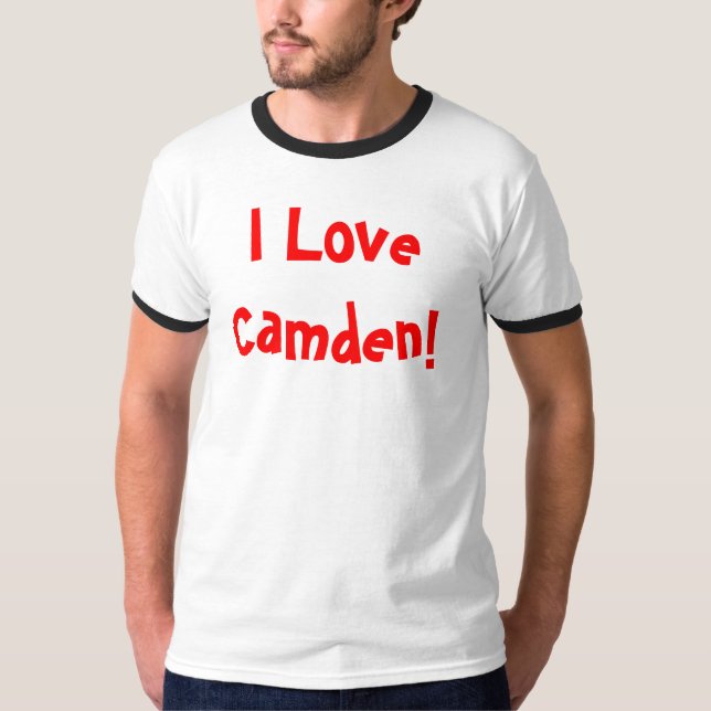 Camiseta Eu amo Camden! (Frente)