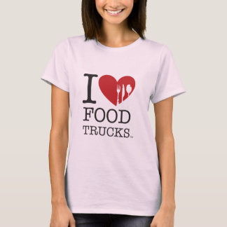 Camiseta EU AMO caminhões da comida