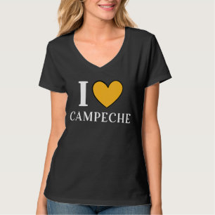 Camiseta Eu Amo Campeche Férias do México 8