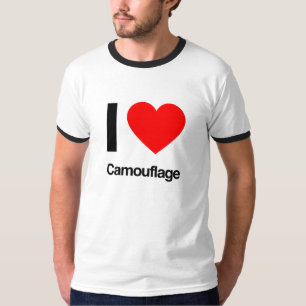 Camiseta eu amo camuflagem