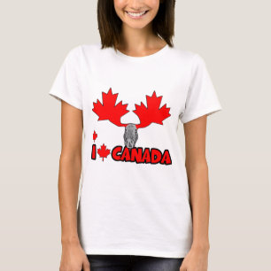 Camiseta Eu amo Canadá