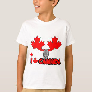 Camiseta Eu amo Canadá