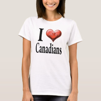 Camiseta Eu amo canadenses