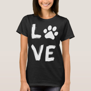 Camiseta Eu Amo Cão Cachorro Cachorro Cachorro Cachorro Cac