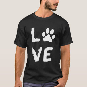 Camiseta Eu Amo Cão Cachorro Cachorro Cachorro Cachorro Cac