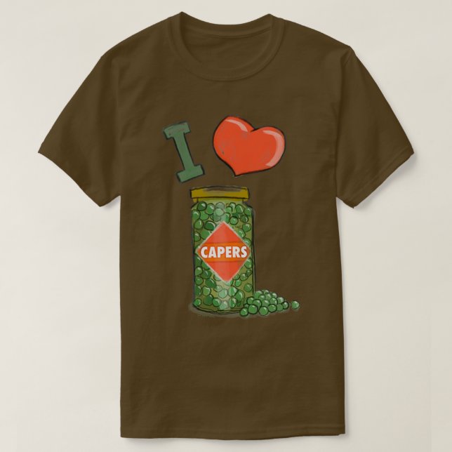 Camiseta Eu Amo Capers  (Frente do Design)