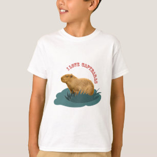 Camiseta Eu amo capivaras