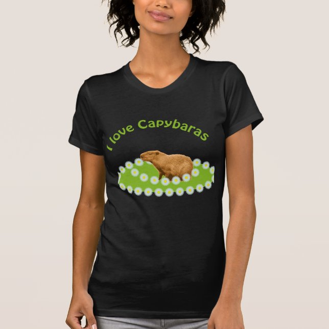 Camiseta Eu amo Capybaras (Frente)