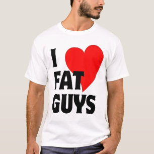 Camiseta Eu amo caras gordas