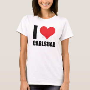 Camiseta Eu amo Carlsbad