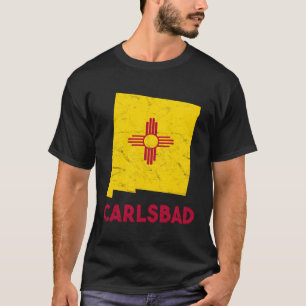 Camiseta Eu Amo Carlsbad Novo México Nm
