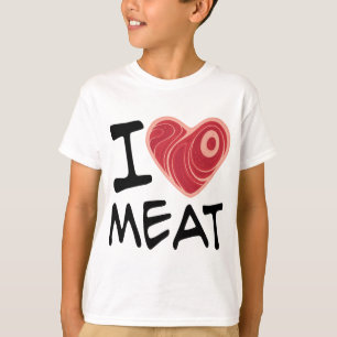 Camiseta Eu Amo Carne