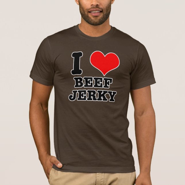 Camiseta EU AMO carne seca (Frente)