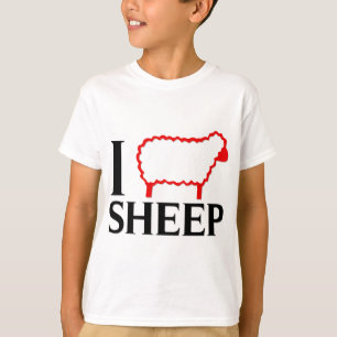 Camiseta Eu amo carneiros