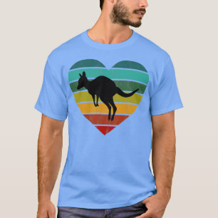 Camiseta Eu Amo Carvalho Wallaby Retro Heart