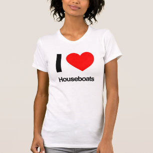 Camiseta eu amo casas flutuantes