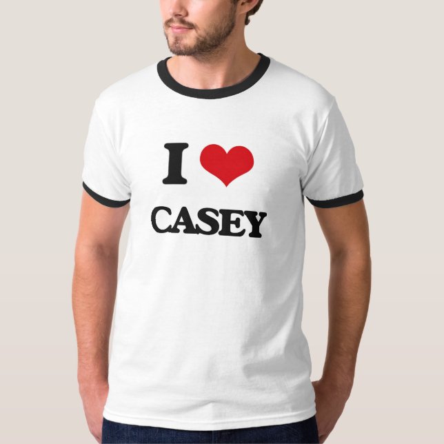 Camiseta Eu amo Casey (Frente)