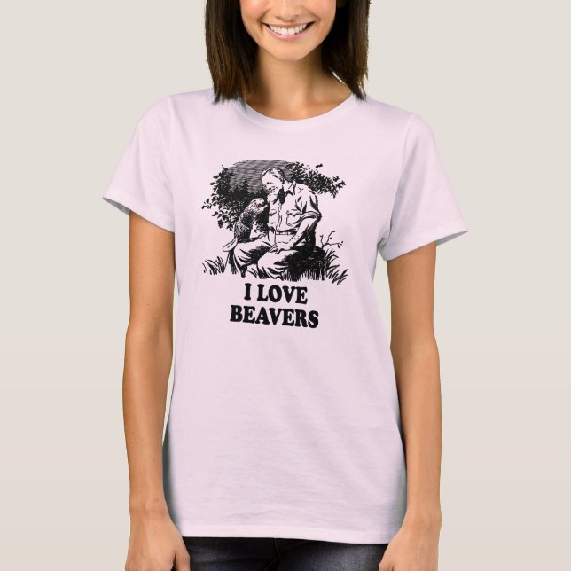 Camiseta Eu Amo Castores (Frente)