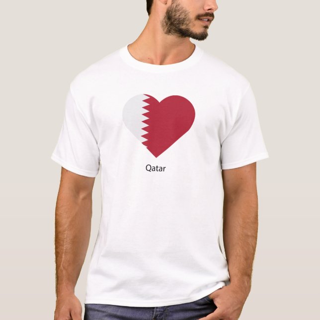 Camiseta Eu Amo Catar (Frente)