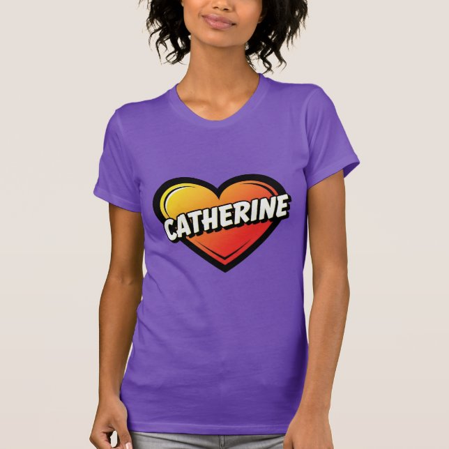 Camiseta Eu Amo Catherine (Frente)