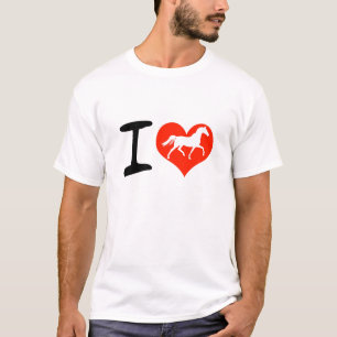 Camiseta Eu amo cavalos