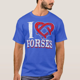 Camiseta Eu Amo Cavalos